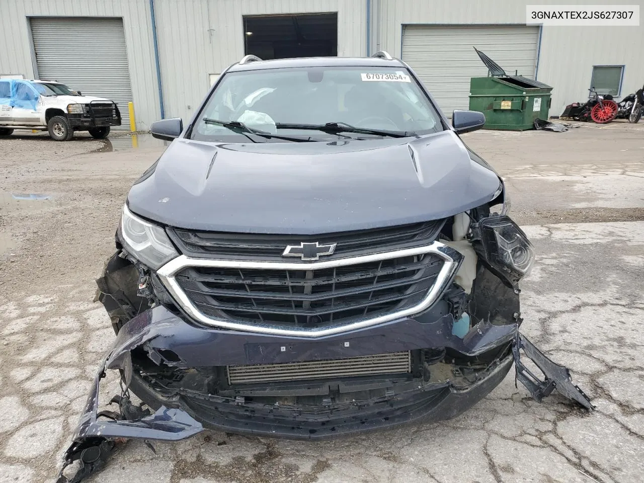 2018 Chevrolet Equinox Lt VIN: 3GNAXTEX2JS627307 Lot: 67073054