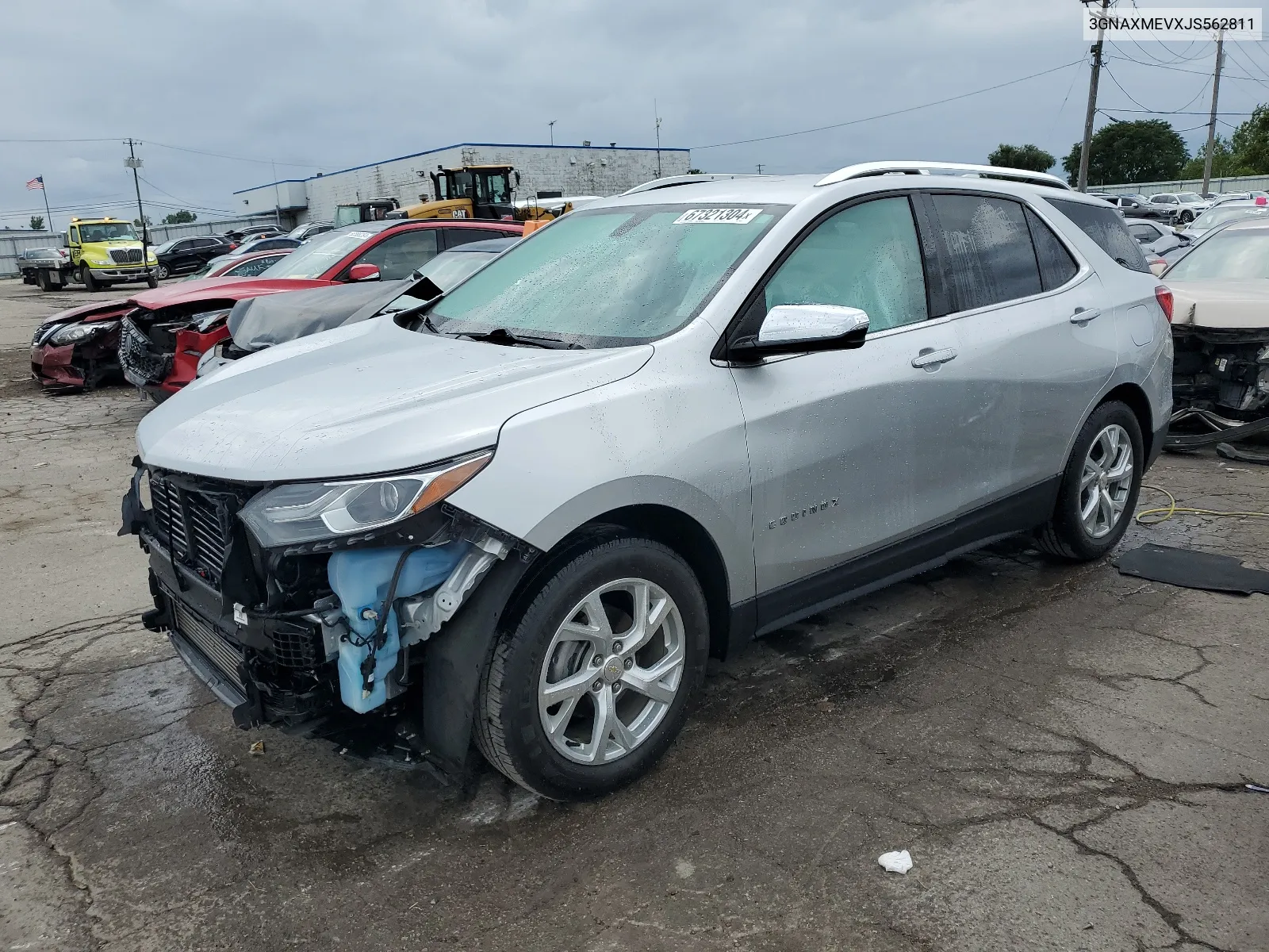 2018 Chevrolet Equinox Premier VIN: 3GNAXMEVXJS562811 Lot: 67321304