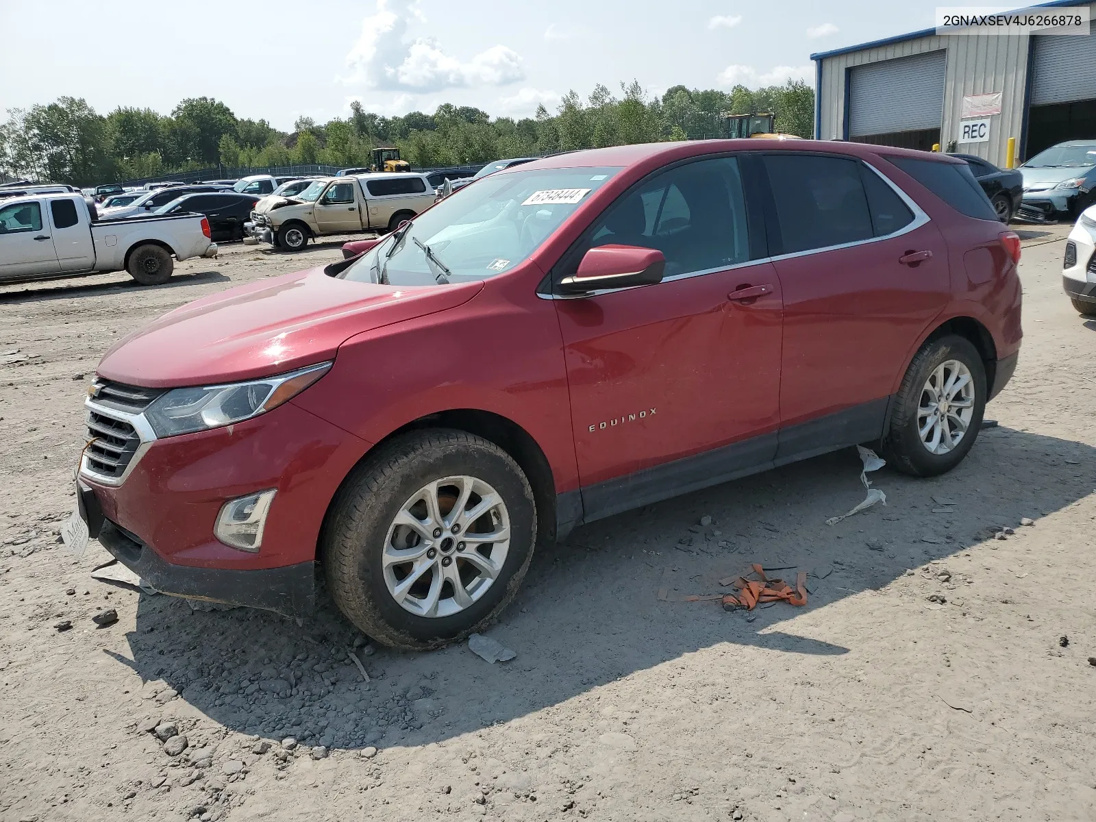 2GNAXSEV4J6266878 2018 Chevrolet Equinox Lt