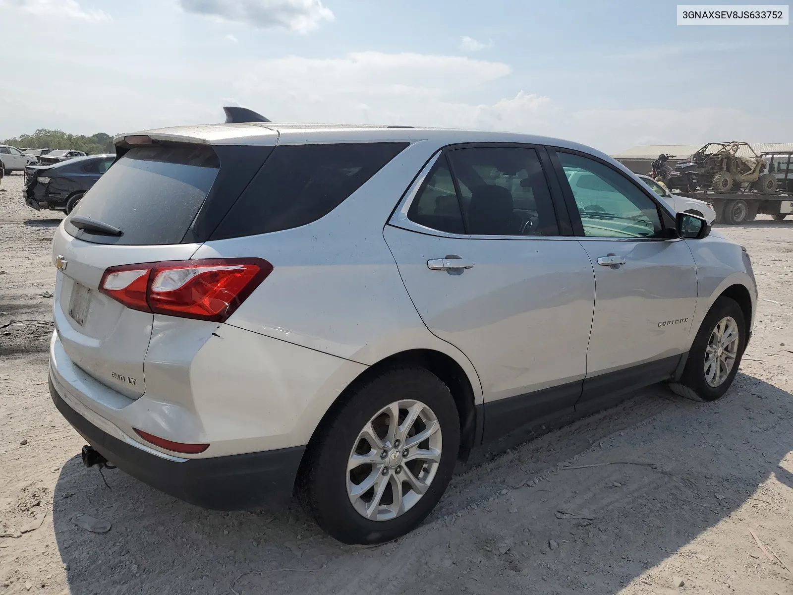 2018 Chevrolet Equinox Lt VIN: 3GNAXSEV8JS633752 Lot: 67350494