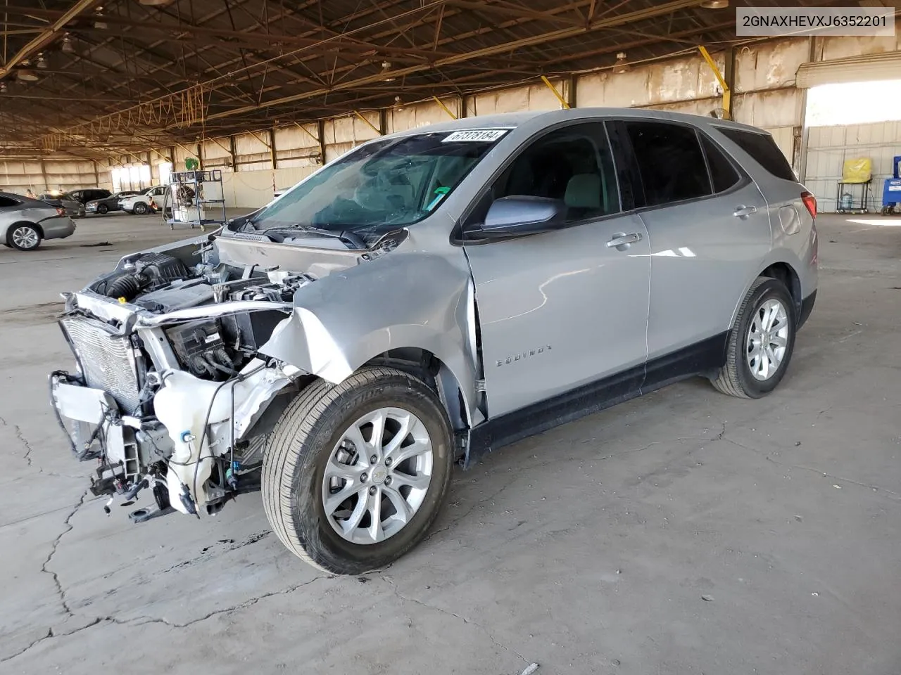 2018 Chevrolet Equinox Ls VIN: 2GNAXHEVXJ6352201 Lot: 67378184