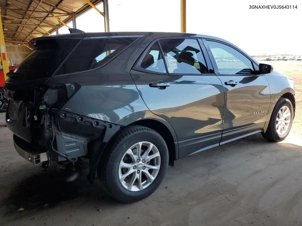 2018 Chevrolet Equinox Ls VIN: 3GNAXHEV0JS643114 Lot: 67413684