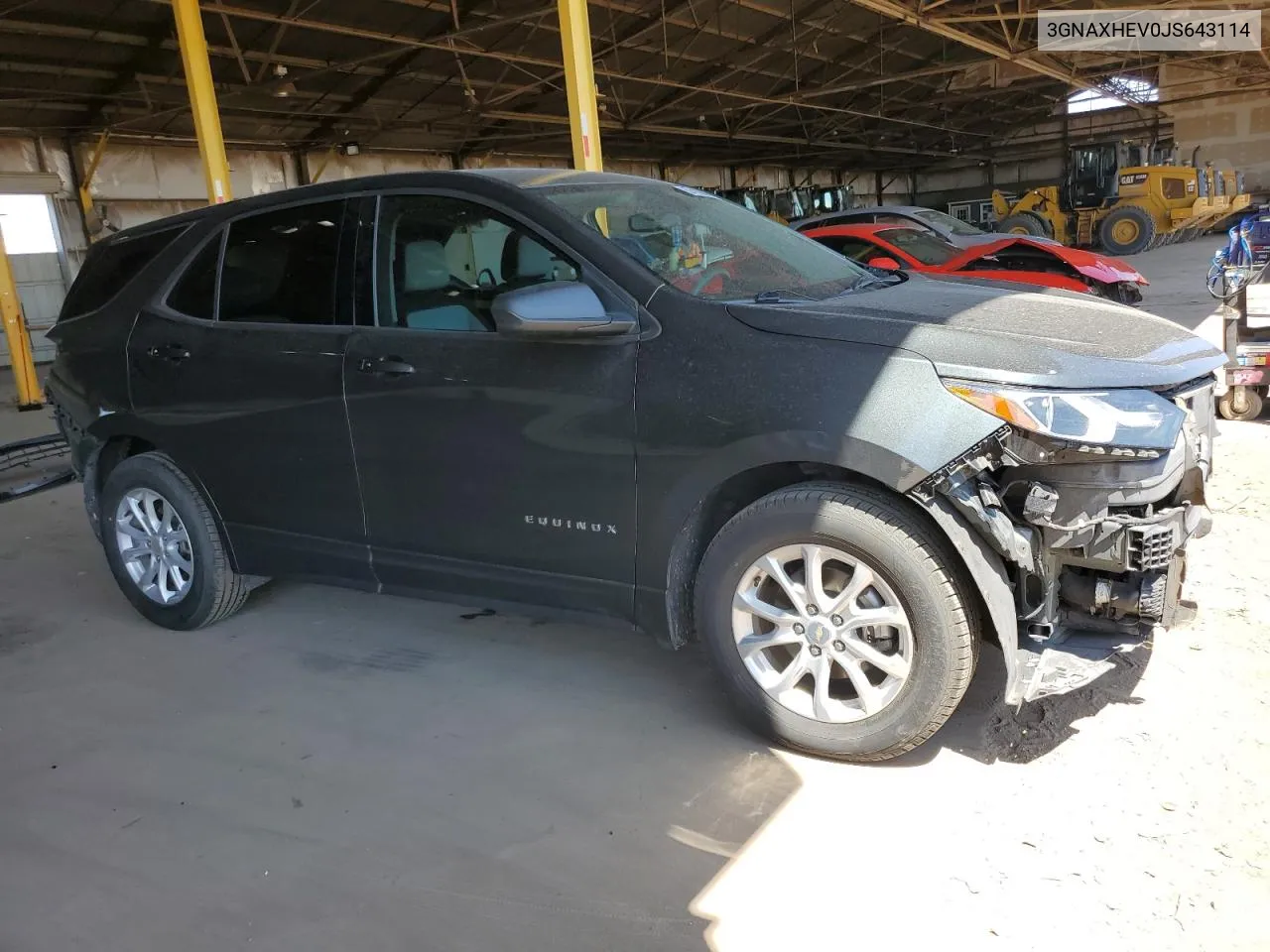 2018 Chevrolet Equinox Ls VIN: 3GNAXHEV0JS643114 Lot: 67413684