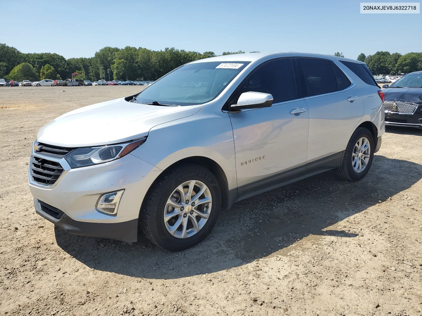 2018 Chevrolet Equinox Lt VIN: 2GNAXJEV8J6322718 Lot: 67473104