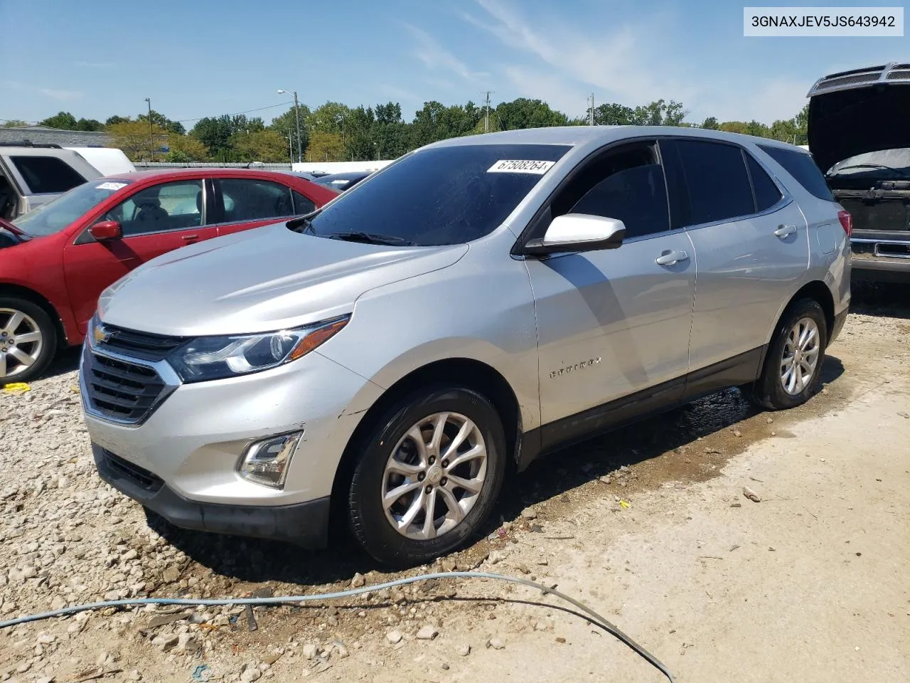 2018 Chevrolet Equinox Lt VIN: 3GNAXJEV5JS643942 Lot: 67508264