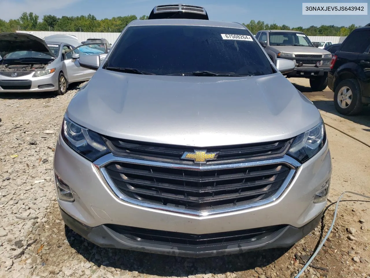 2018 Chevrolet Equinox Lt VIN: 3GNAXJEV5JS643942 Lot: 67508264