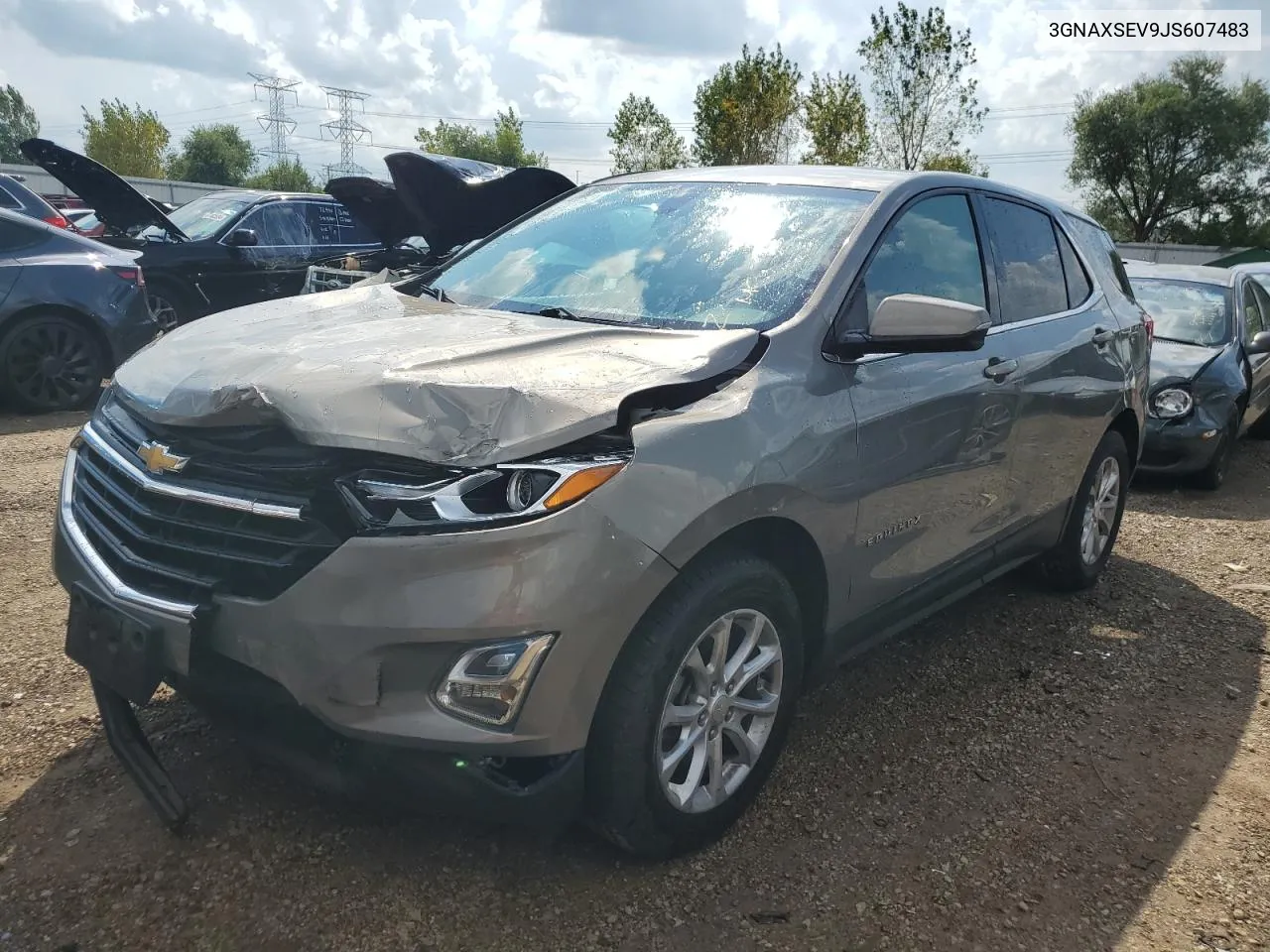 2018 Chevrolet Equinox Lt VIN: 3GNAXSEV9JS607483 Lot: 67539914