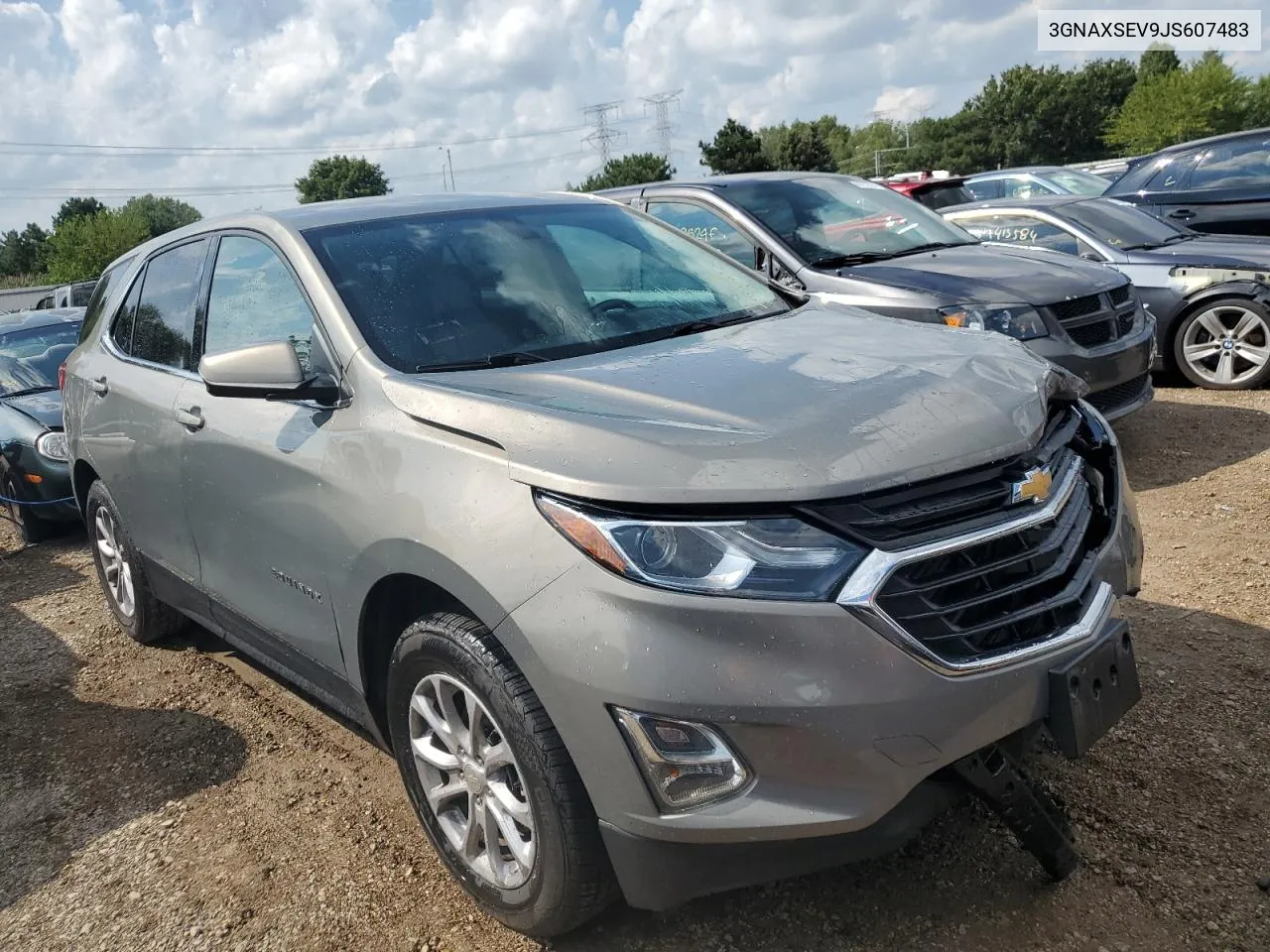 2018 Chevrolet Equinox Lt VIN: 3GNAXSEV9JS607483 Lot: 67539914