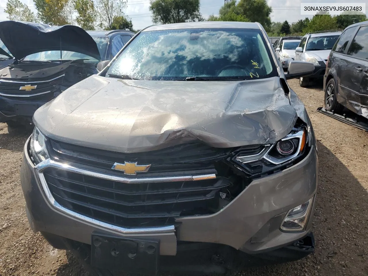 2018 Chevrolet Equinox Lt VIN: 3GNAXSEV9JS607483 Lot: 67539914