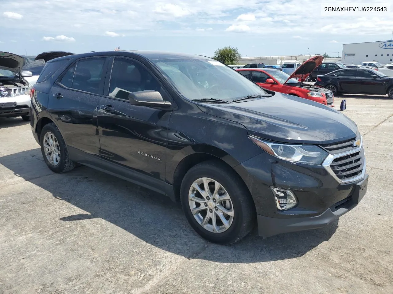 2018 Chevrolet Equinox Ls VIN: 2GNAXHEV1J6224543 Lot: 67606434