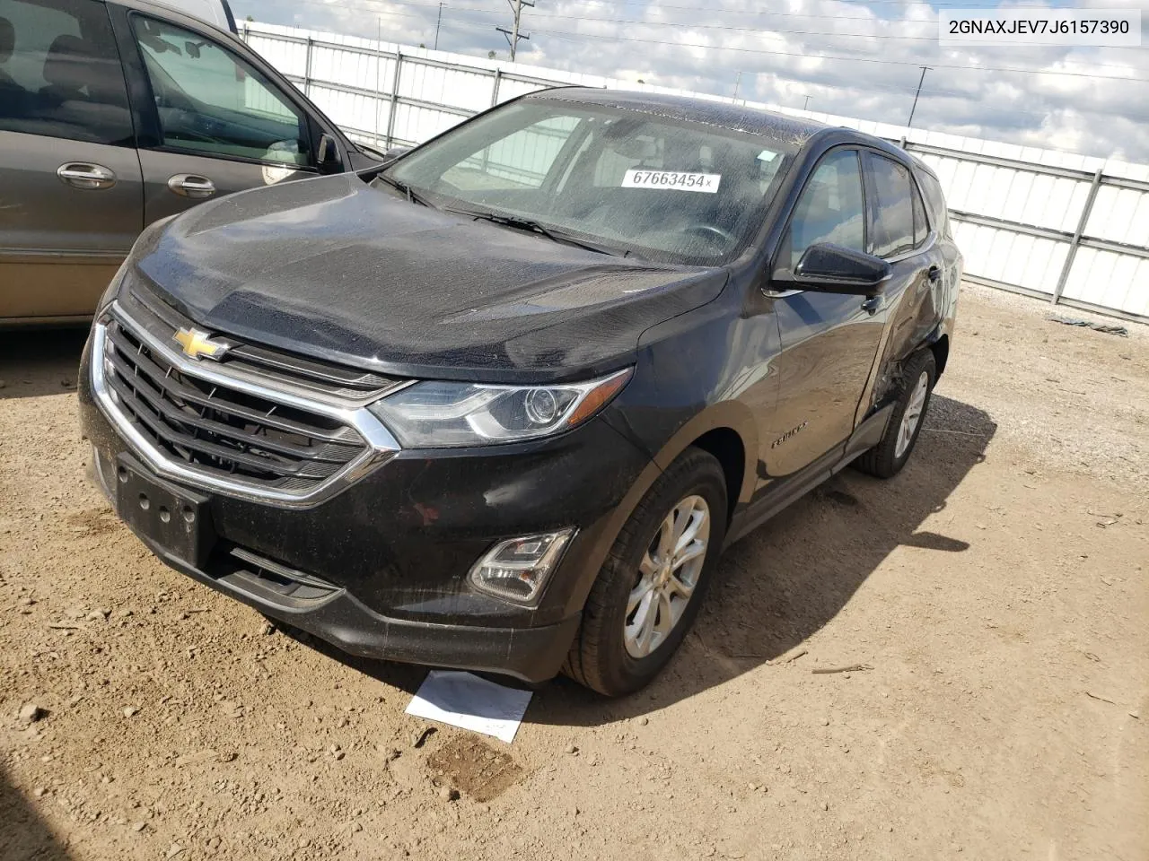 2018 Chevrolet Equinox Lt VIN: 2GNAXJEV7J6157390 Lot: 67663454