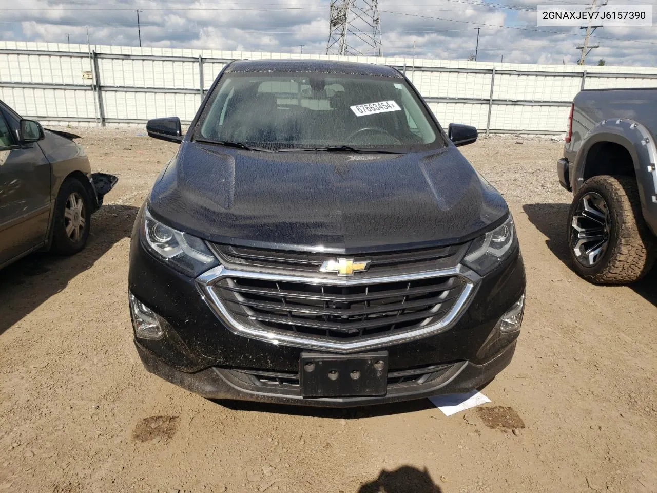 2018 Chevrolet Equinox Lt VIN: 2GNAXJEV7J6157390 Lot: 67663454