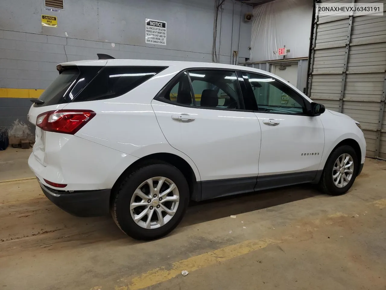 2018 Chevrolet Equinox Ls VIN: 2GNAXHEVXJ6343191 Lot: 67793844