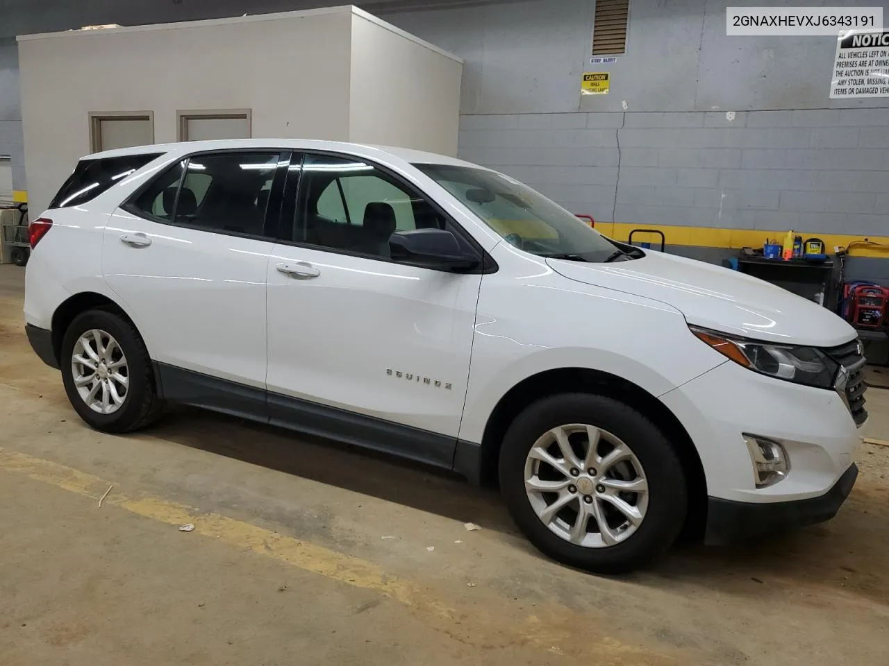 2018 Chevrolet Equinox Ls VIN: 2GNAXHEVXJ6343191 Lot: 67793844