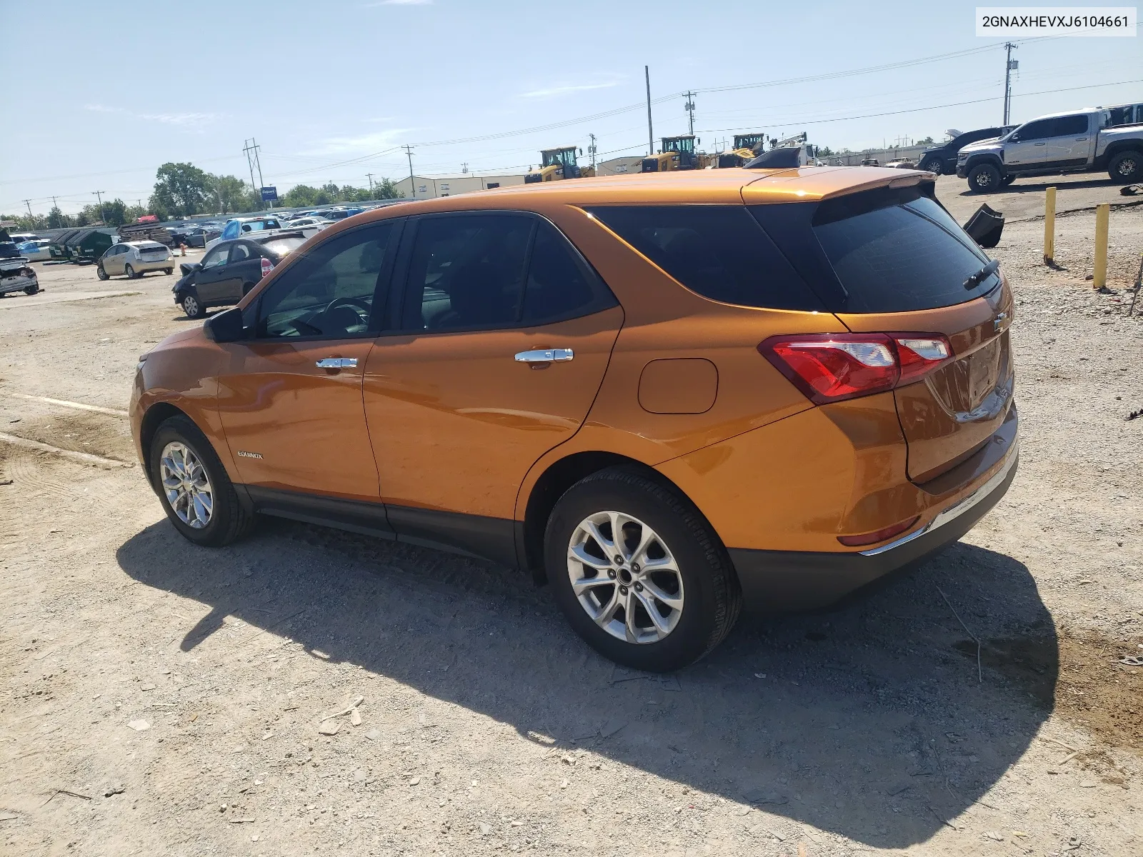 2018 Chevrolet Equinox Ls VIN: 2GNAXHEVXJ6104661 Lot: 67865714