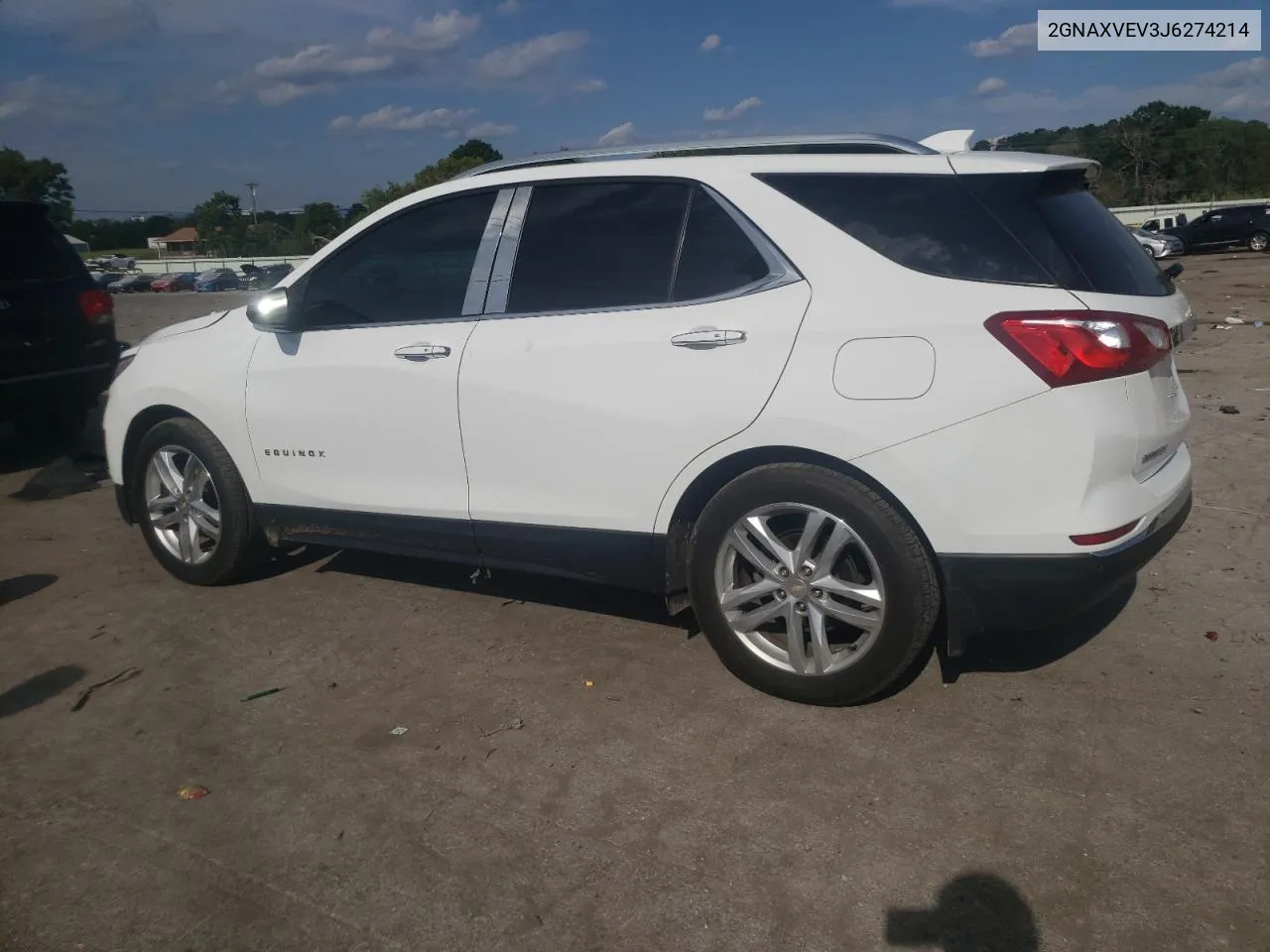 2018 Chevrolet Equinox Premier VIN: 2GNAXVEV3J6274214 Lot: 67887874