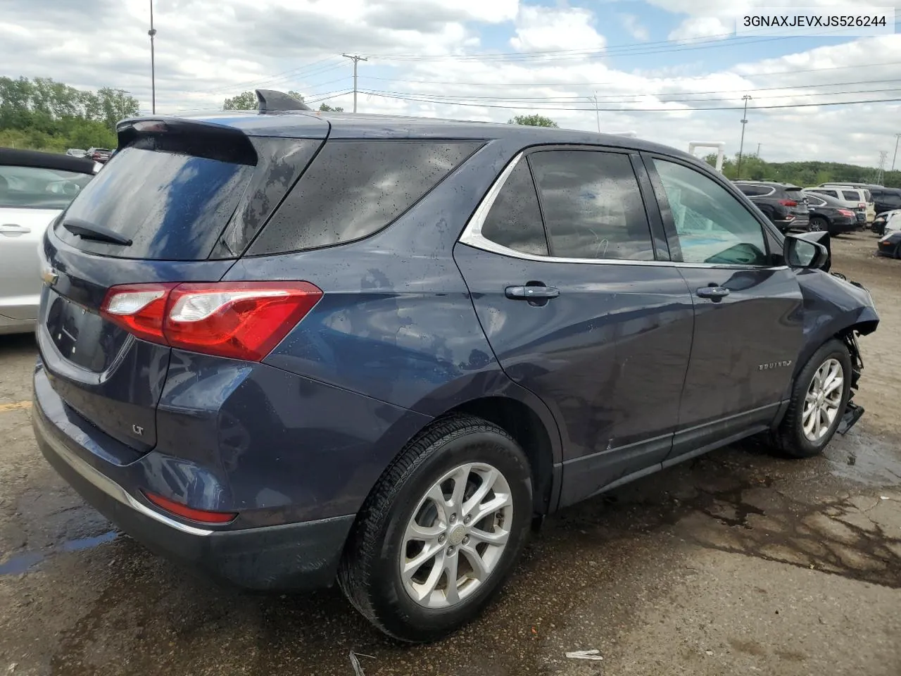 2018 Chevrolet Equinox Lt VIN: 3GNAXJEVXJS526244 Lot: 67955904