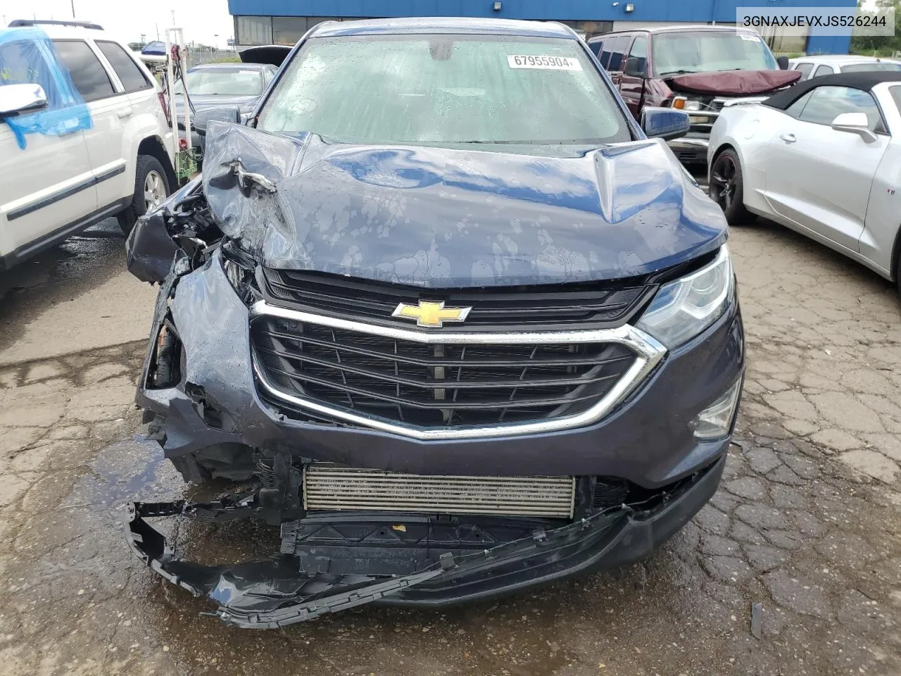 2018 Chevrolet Equinox Lt VIN: 3GNAXJEVXJS526244 Lot: 67955904