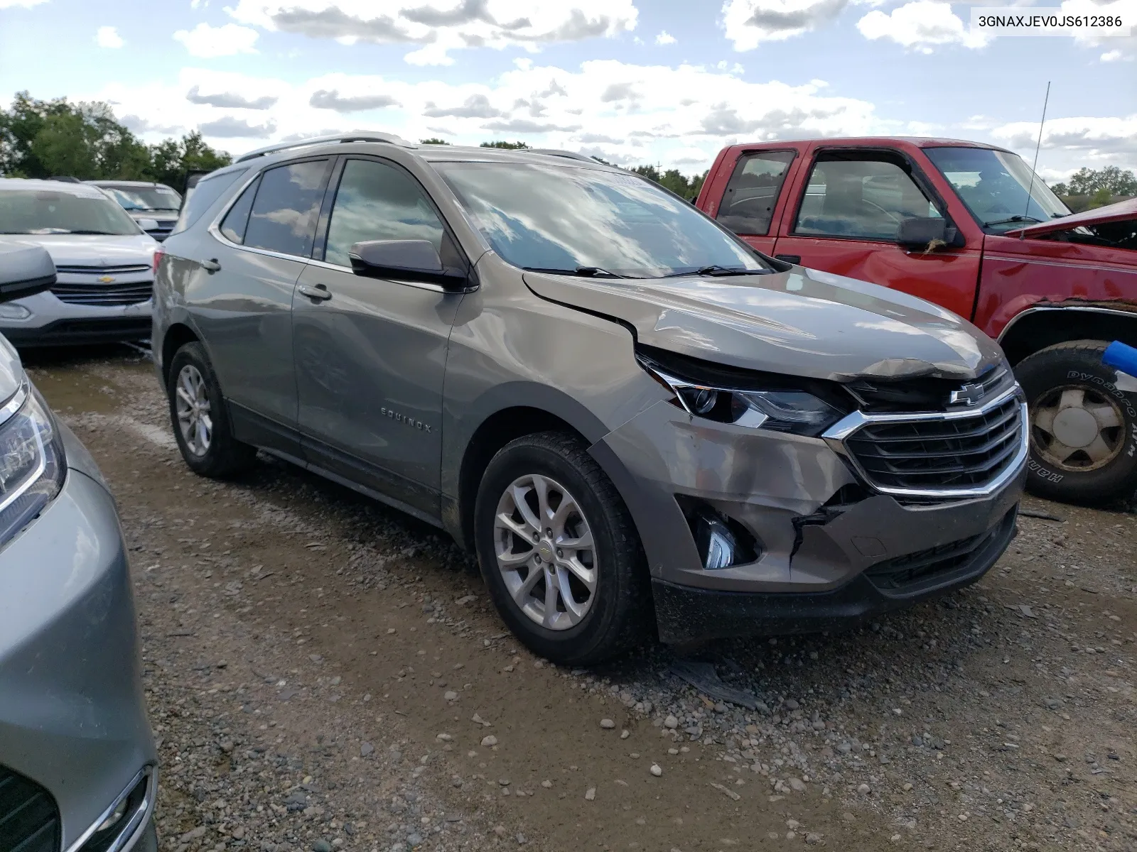 2018 Chevrolet Equinox Lt VIN: 3GNAXJEV0JS612386 Lot: 68033254