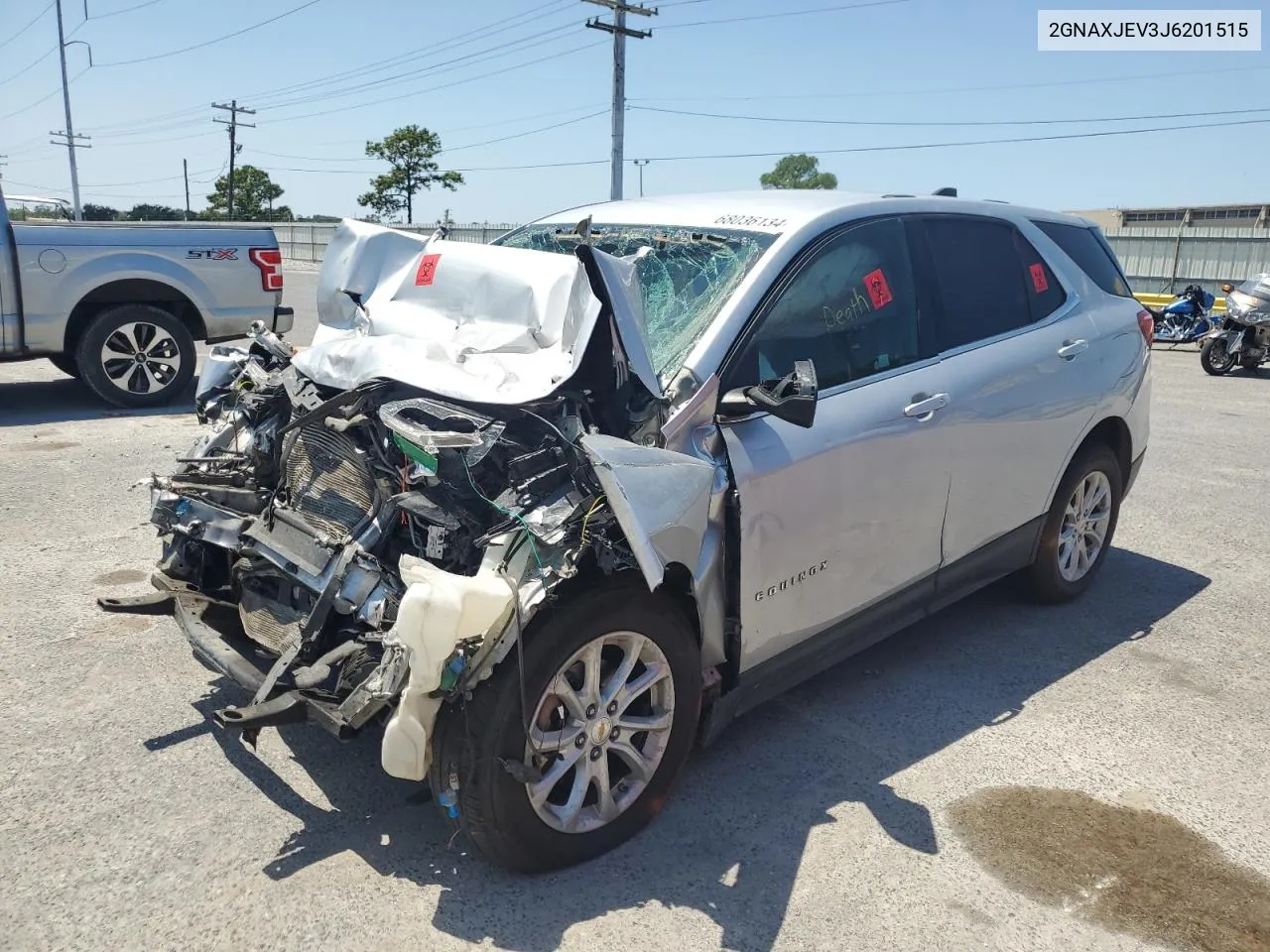 2GNAXJEV3J6201515 2018 Chevrolet Equinox Lt