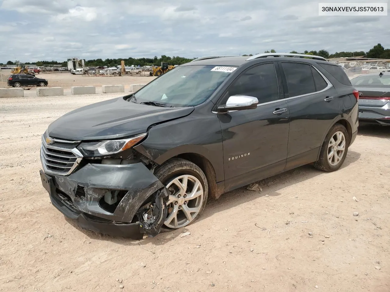 2018 Chevrolet Equinox Premier VIN: 3GNAXVEV5JS570613 Lot: 68111104