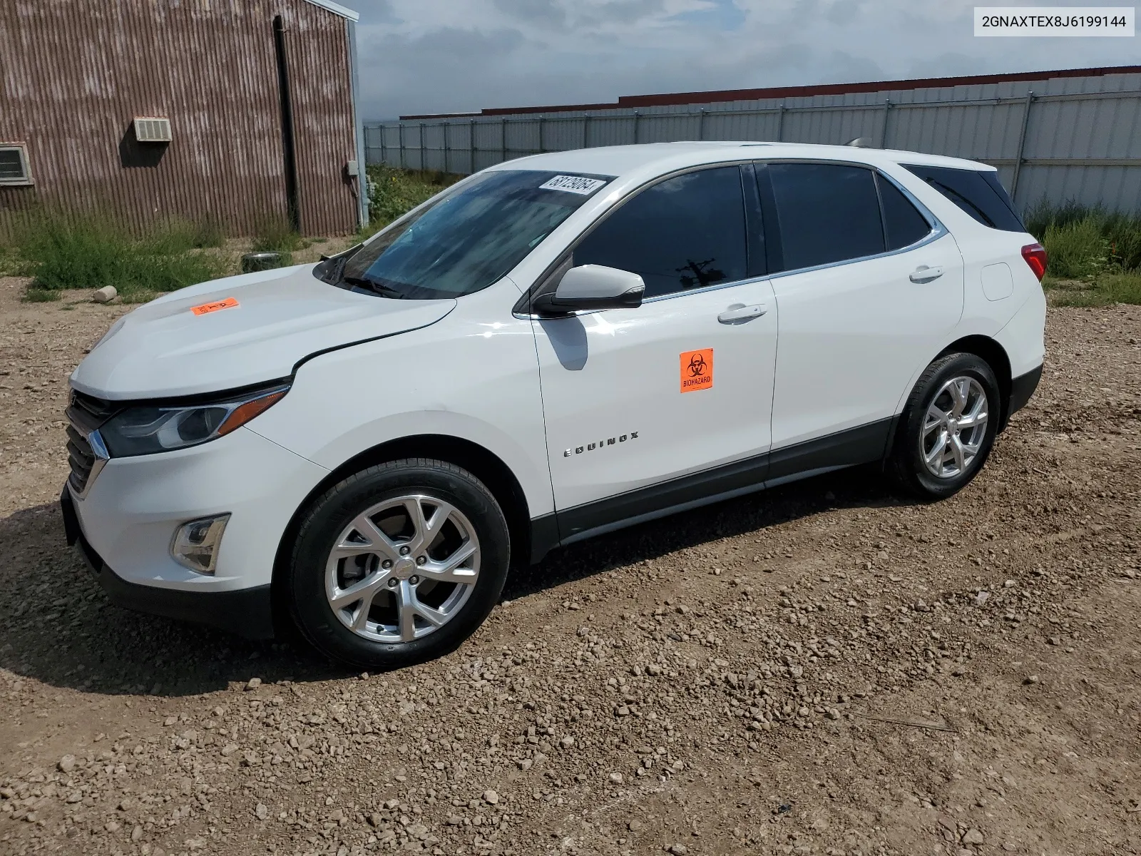 2018 Chevrolet Equinox Lt VIN: 2GNAXTEX8J6199144 Lot: 68129064