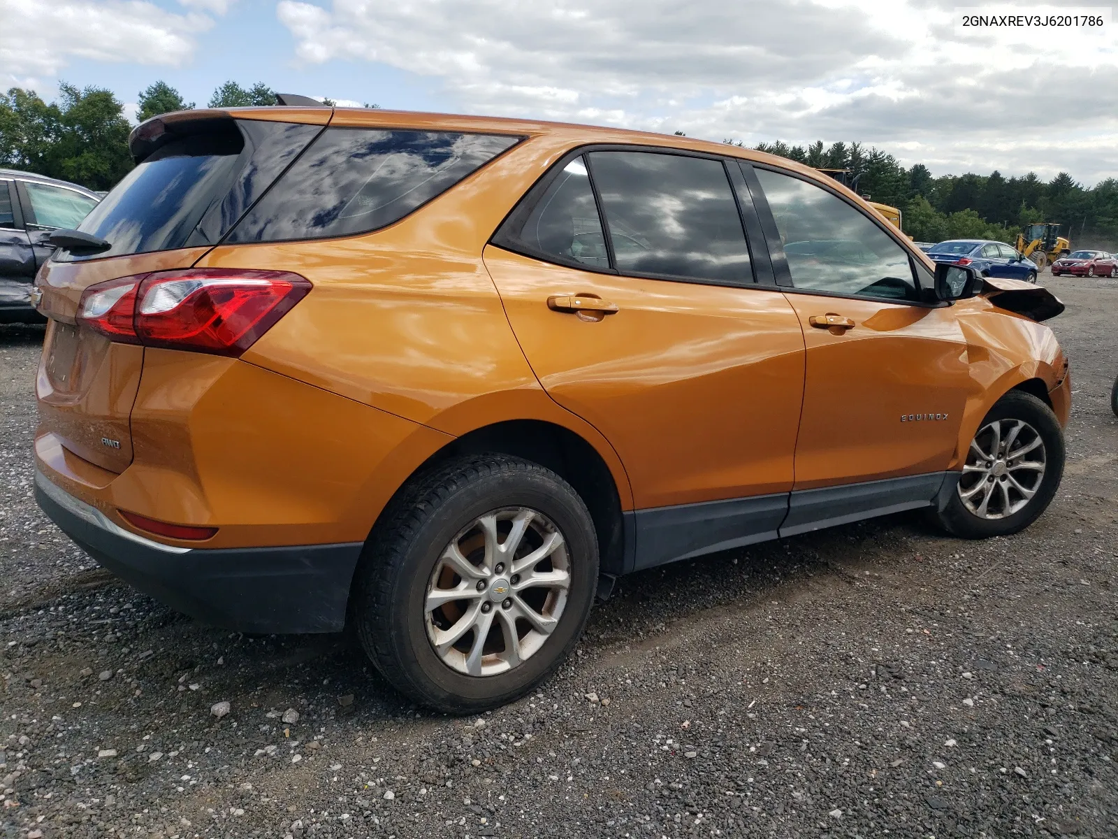 2018 Chevrolet Equinox Ls VIN: 2GNAXREV3J6201786 Lot: 68138524