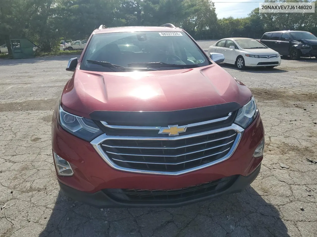 2018 Chevrolet Equinox Premier VIN: 2GNAXVEV7J6148020 Lot: 68337224