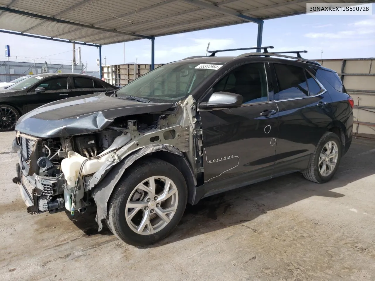 2018 Chevrolet Equinox Lt VIN: 3GNAXKEX1JS590728 Lot: 68344664