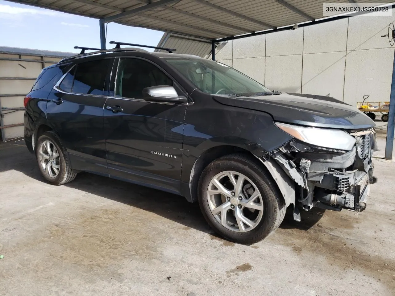 2018 Chevrolet Equinox Lt VIN: 3GNAXKEX1JS590728 Lot: 68344664