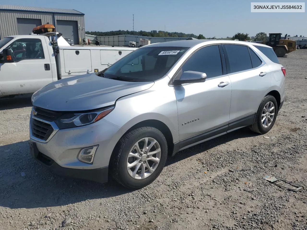 2018 Chevrolet Equinox Lt VIN: 3GNAXJEV1JS584632 Lot: 68550194