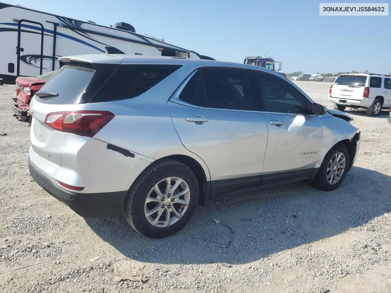 2018 Chevrolet Equinox Lt VIN: 3GNAXJEV1JS584632 Lot: 68550194