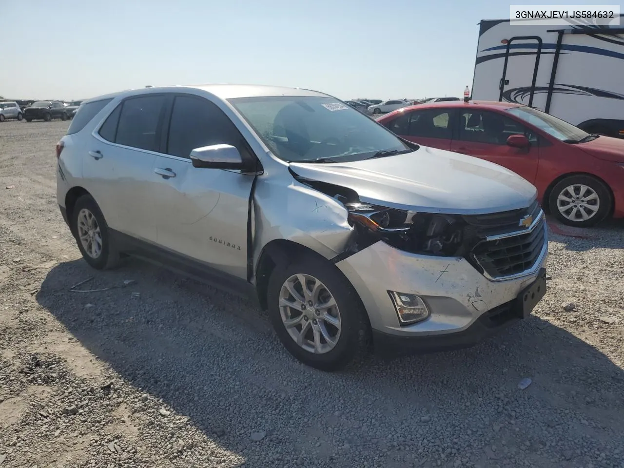 2018 Chevrolet Equinox Lt VIN: 3GNAXJEV1JS584632 Lot: 68550194