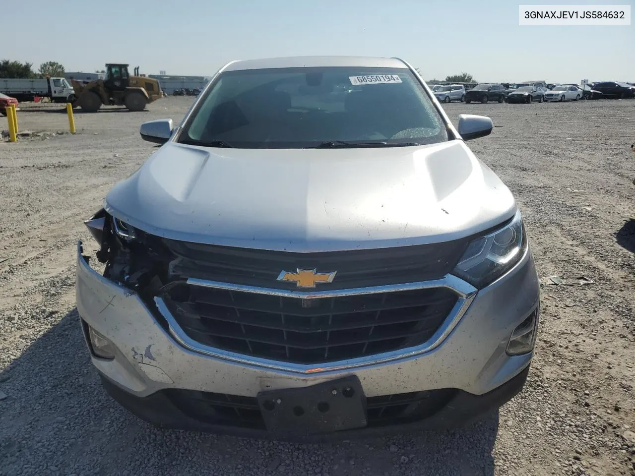 2018 Chevrolet Equinox Lt VIN: 3GNAXJEV1JS584632 Lot: 68550194