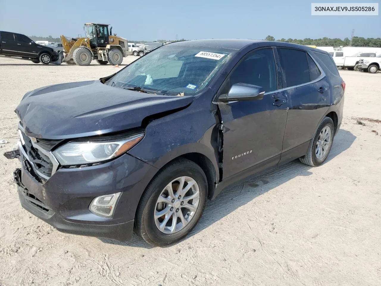 2018 Chevrolet Equinox Lt VIN: 3GNAXJEV9JS505286 Lot: 68551354