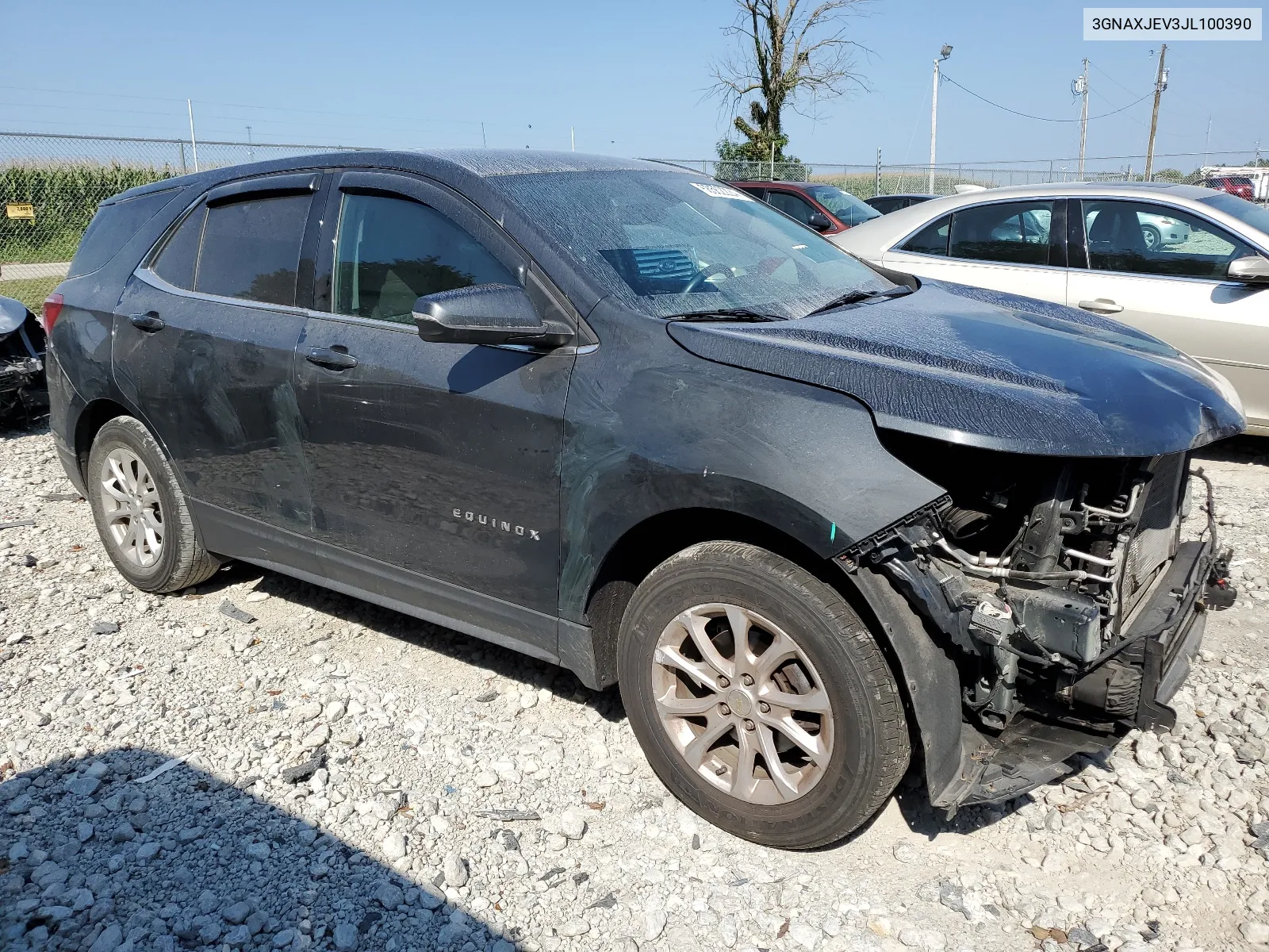 2018 Chevrolet Equinox Lt VIN: 3GNAXJEV3JL100390 Lot: 68562224