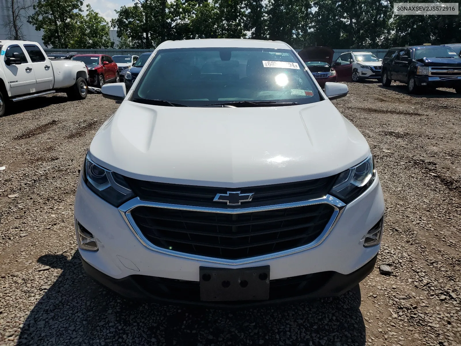 2018 Chevrolet Equinox Lt VIN: 3GNAXSEV2JS572916 Lot: 68575994