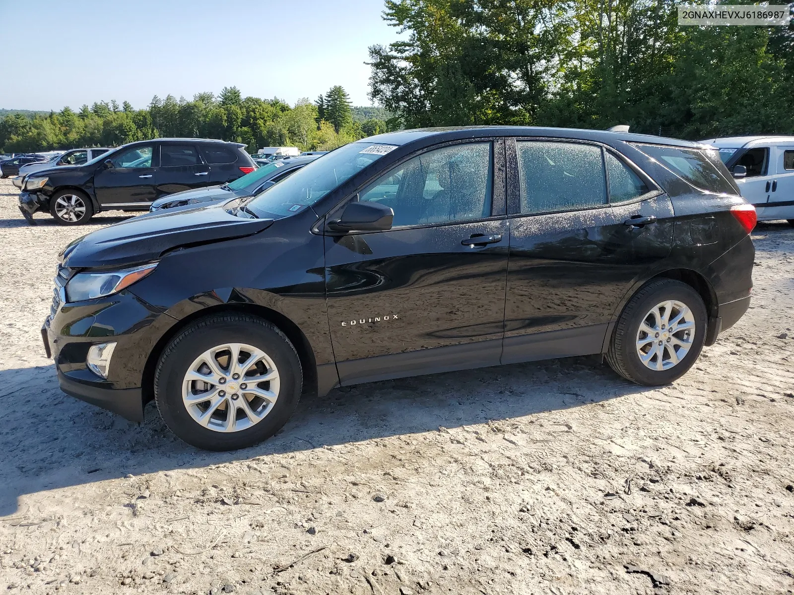 2018 Chevrolet Equinox Ls VIN: 2GNAXHEVXJ6186987 Lot: 68654224