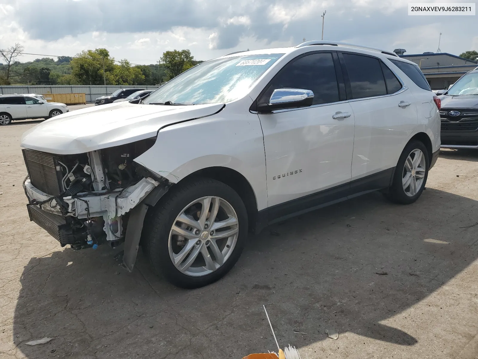 2GNAXVEV9J6283211 2018 Chevrolet Equinox Premier