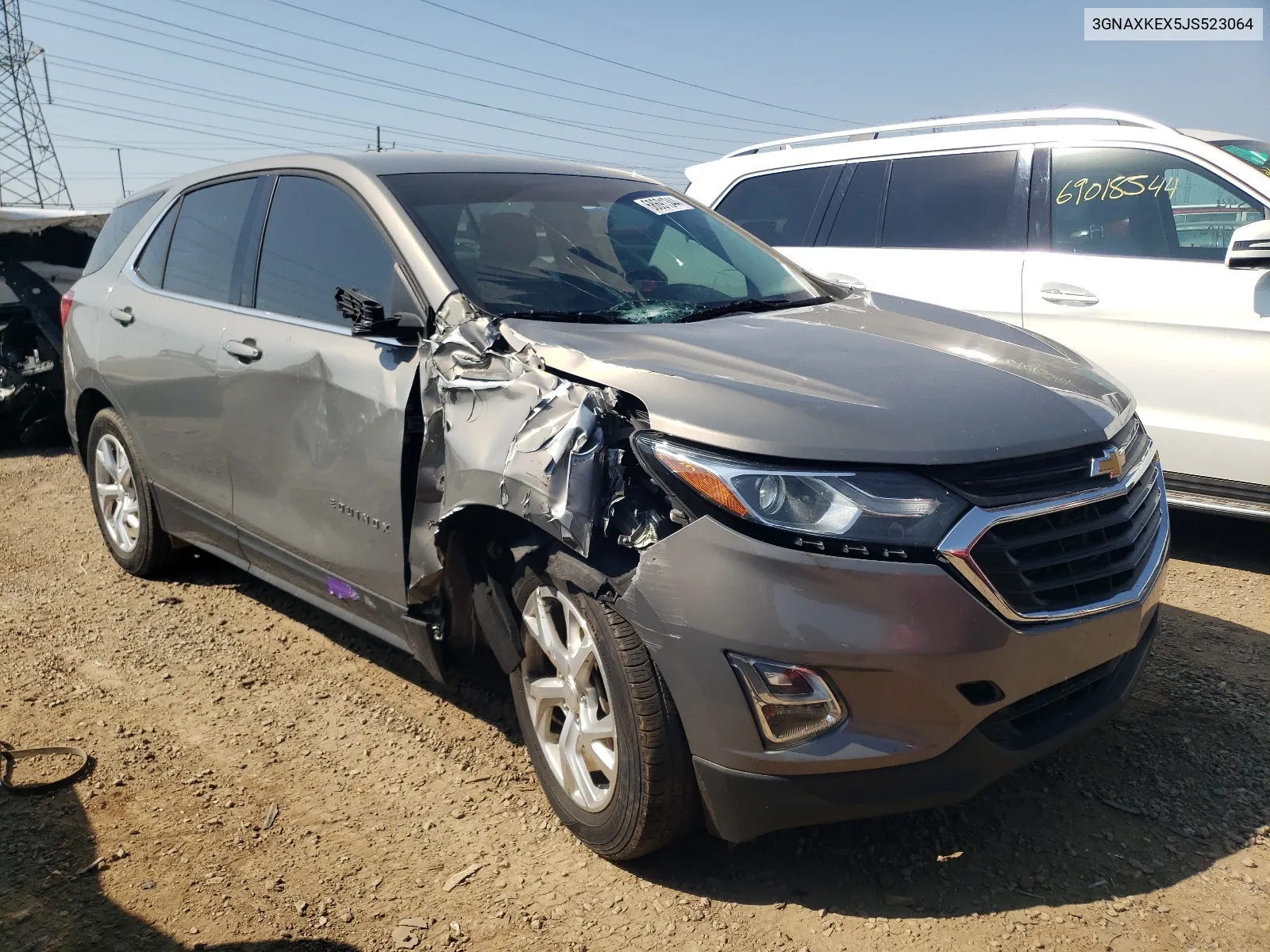 2018 Chevrolet Equinox Lt VIN: 3GNAXKEX5JS523064 Lot: 68691344