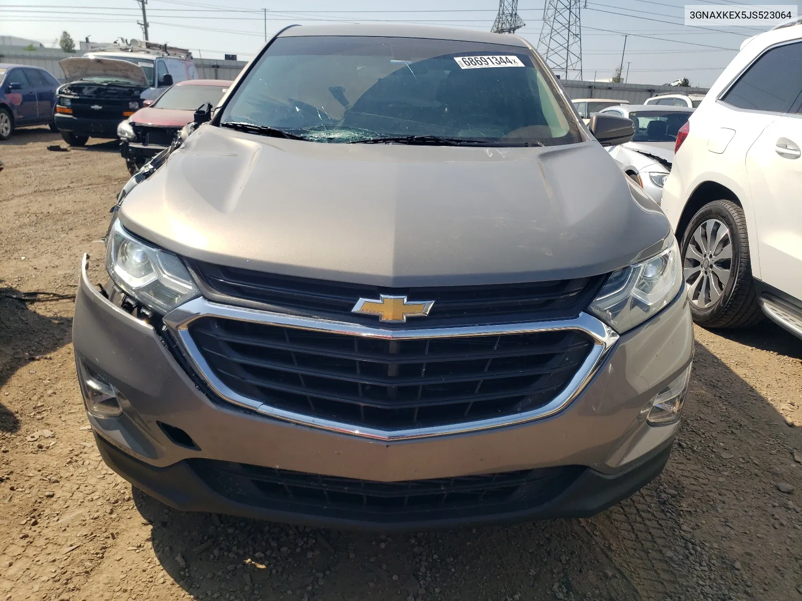 2018 Chevrolet Equinox Lt VIN: 3GNAXKEX5JS523064 Lot: 68691344