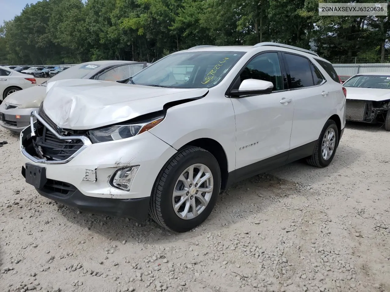 2018 Chevrolet Equinox Lt VIN: 2GNAXSEVXJ6320636 Lot: 68722264