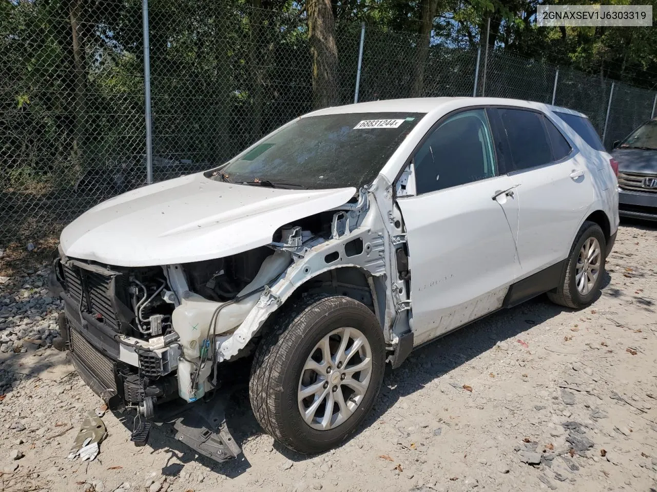 2018 Chevrolet Equinox Lt VIN: 2GNAXSEV1J6303319 Lot: 68831244