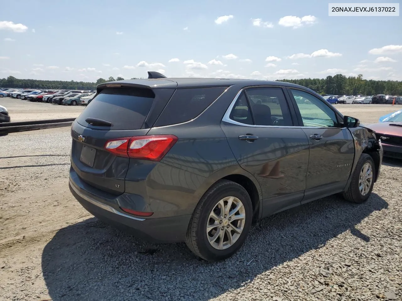 2018 Chevrolet Equinox Lt VIN: 2GNAXJEVXJ6137022 Lot: 68894084