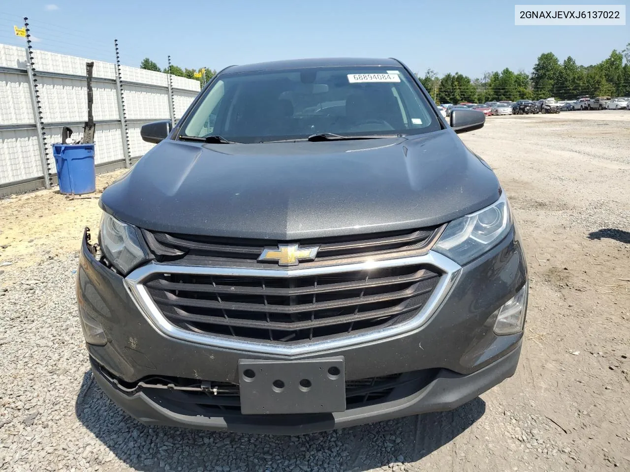 2018 Chevrolet Equinox Lt VIN: 2GNAXJEVXJ6137022 Lot: 68894084