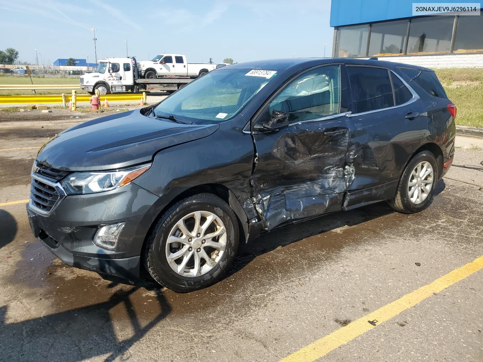 2018 Chevrolet Equinox Lt VIN: 2GNAXJEV9J6296114 Lot: 68913784