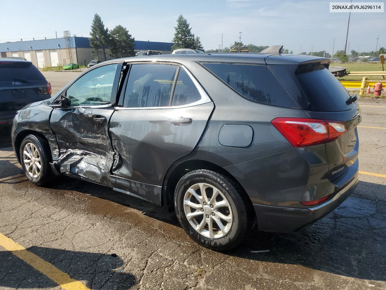 2018 Chevrolet Equinox Lt VIN: 2GNAXJEV9J6296114 Lot: 68913784