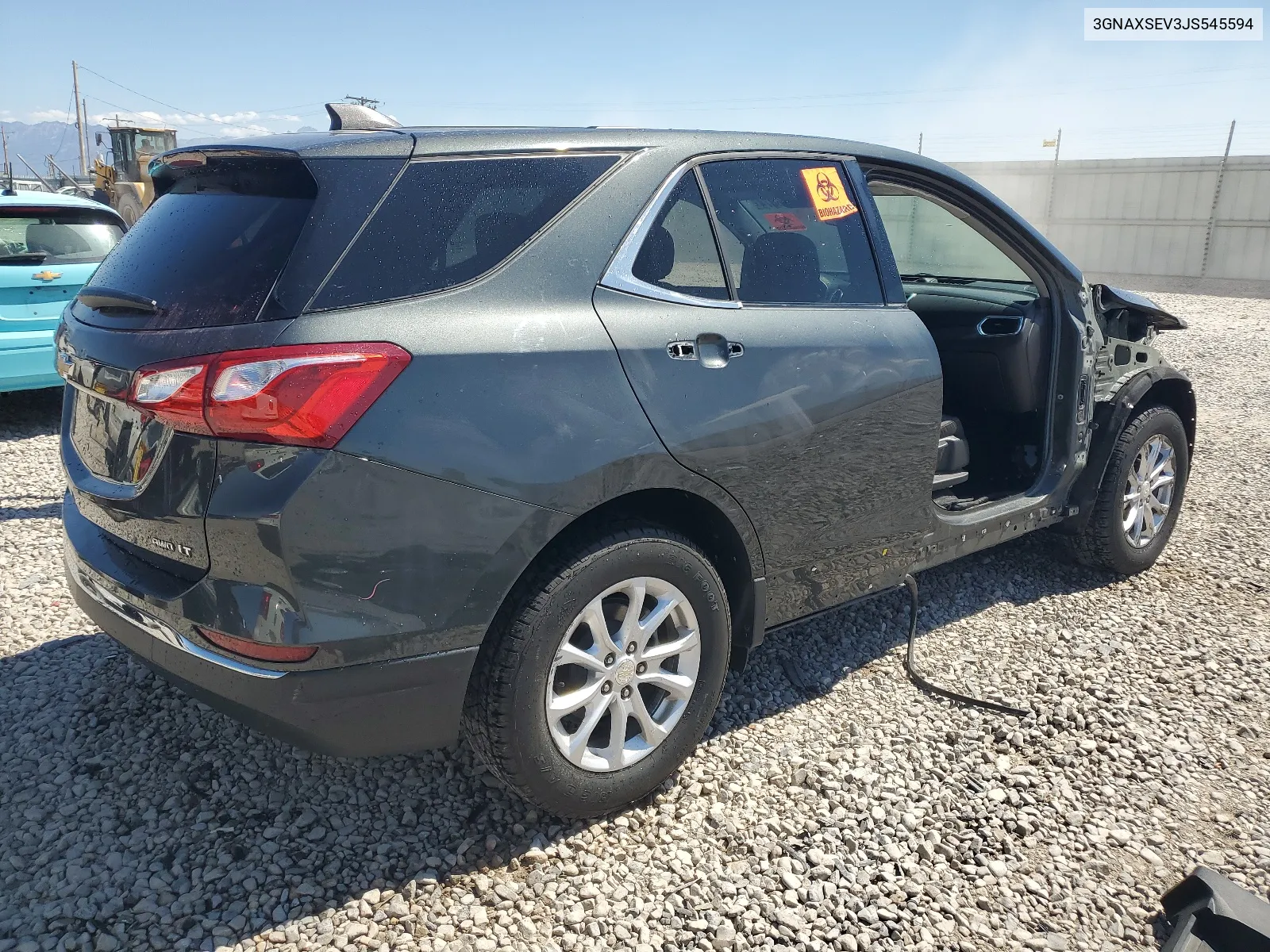 2018 Chevrolet Equinox Lt VIN: 3GNAXSEV3JS545594 Lot: 68926874