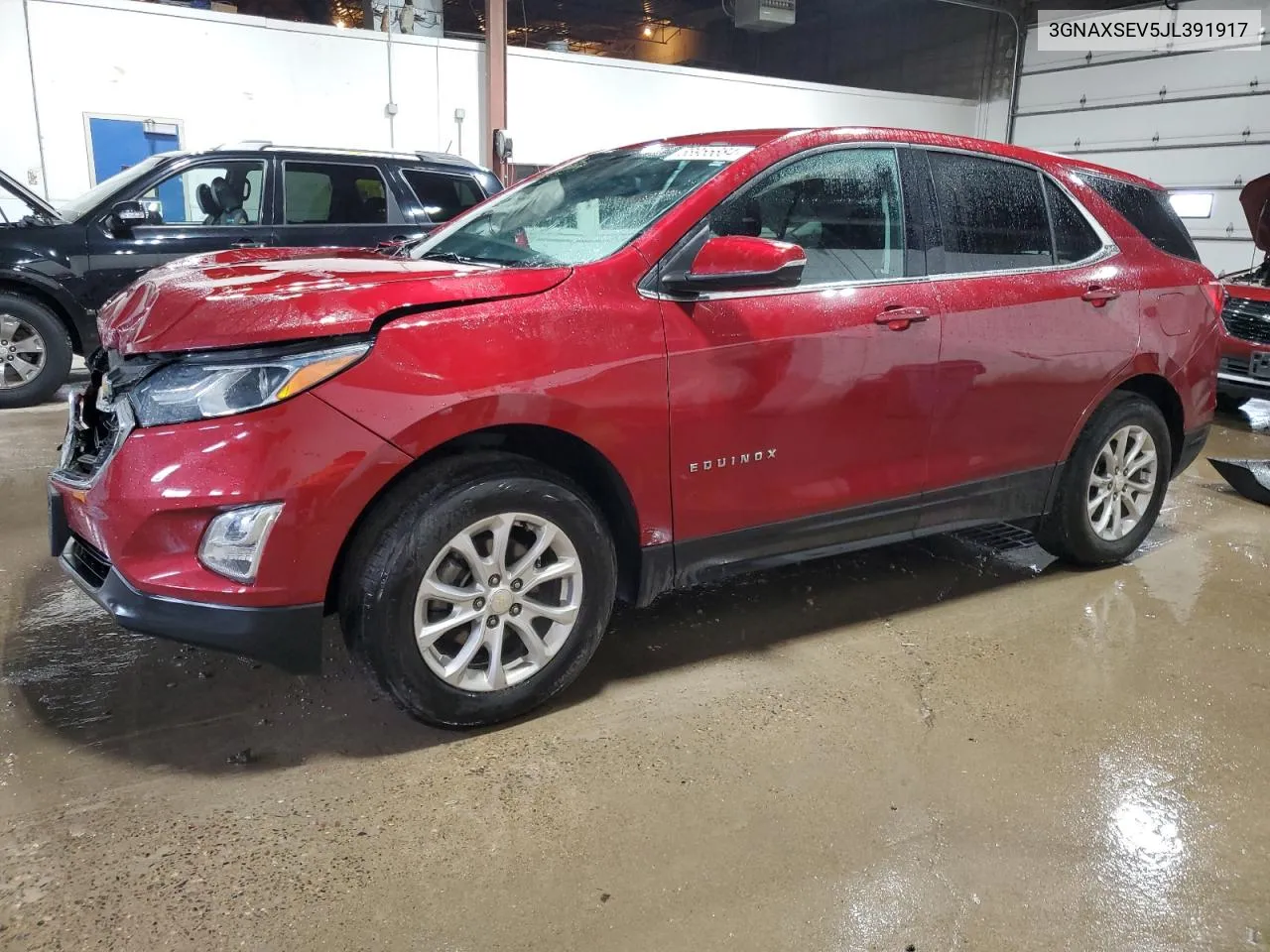 2018 Chevrolet Equinox Lt VIN: 3GNAXSEV5JL391917 Lot: 68955884