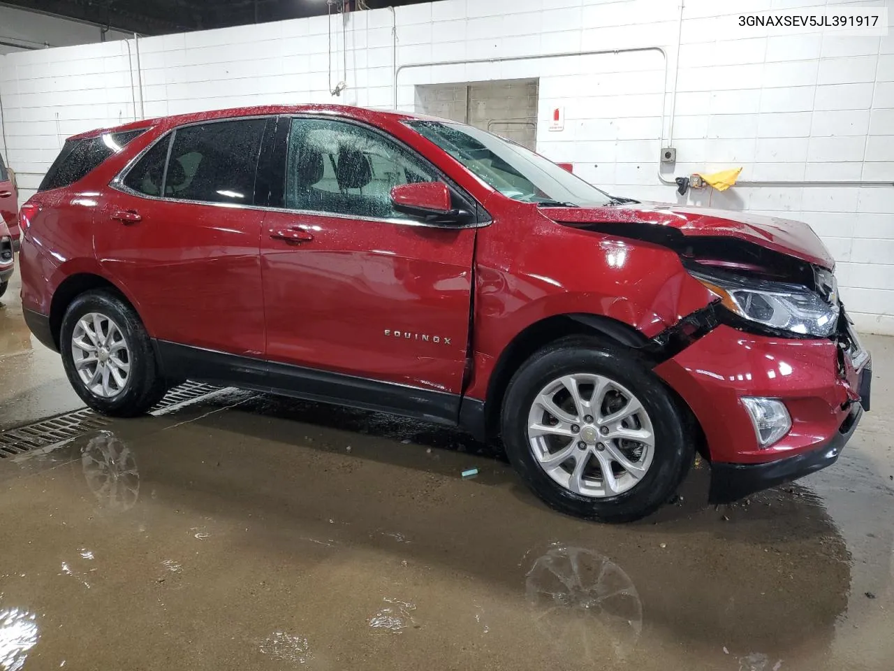 2018 Chevrolet Equinox Lt VIN: 3GNAXSEV5JL391917 Lot: 68955884